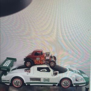 Toy Car Set - Green and Red